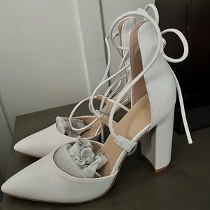 White heels